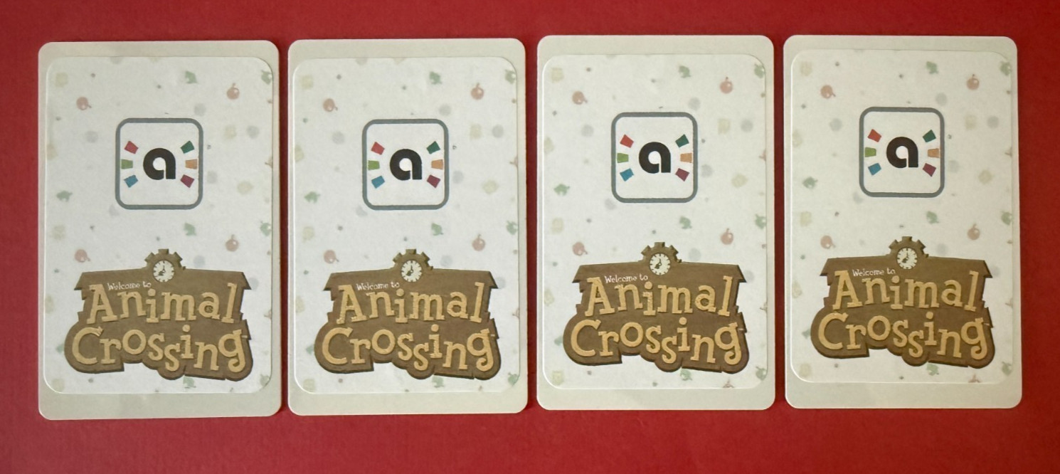 Animal Crossing Crossover amiibo Set Of Four Cece Viche Tulin Mineru Cards