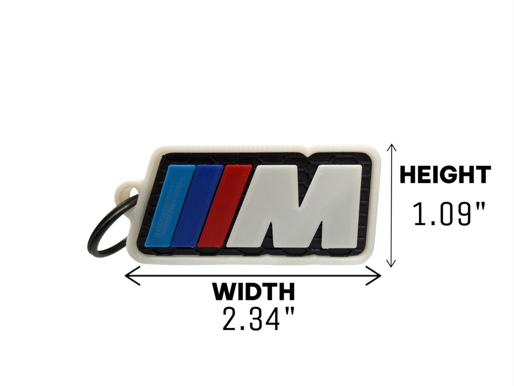 Keychain for BMW, Custom 3D Printed Keychain