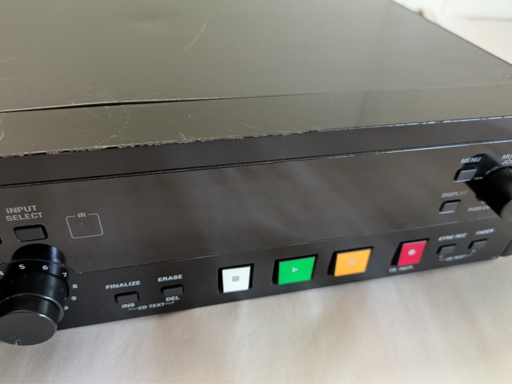 Marantz CDR633 Professional Rackmount Slot Loading CD Player Recorder Needs Cord