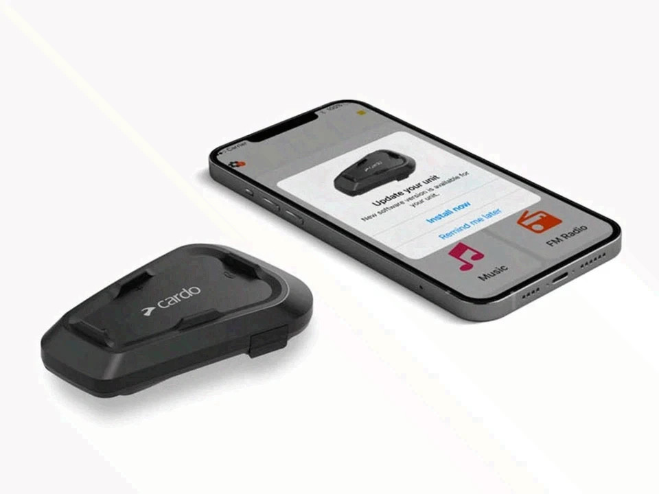 Caɾdo SPIRIT DUO Bluetooth Headset Set - 2 Riders Waterproof Intercom - Pair