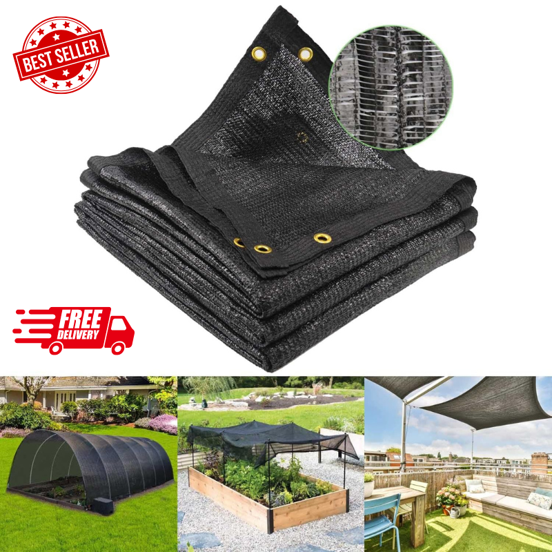 Garden 40% Shade Cloth 10 X 20 Ft Shade Mesh Tarp With Reinforced Brass Grommets