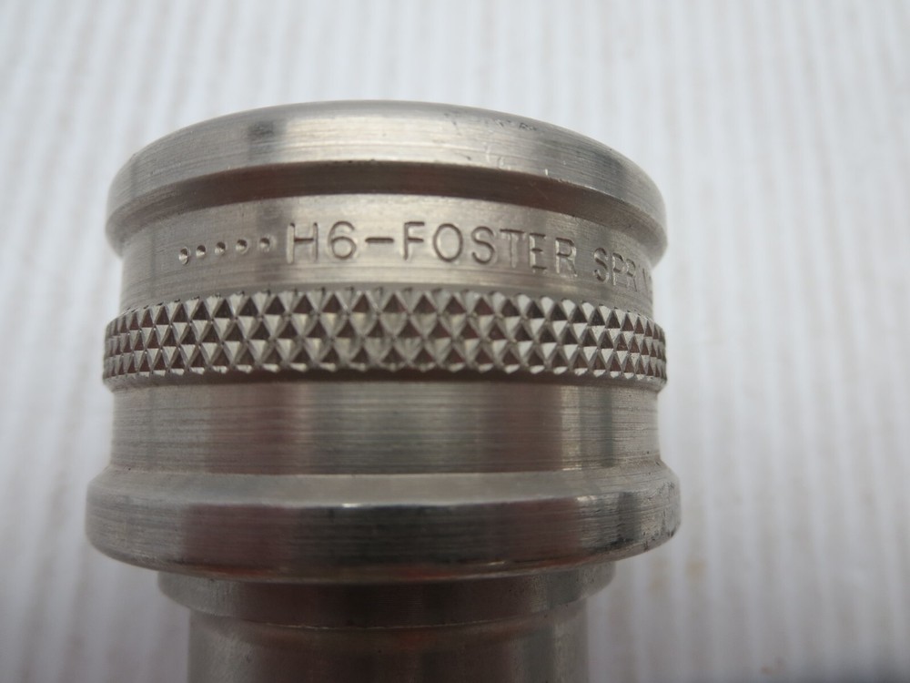 Foster Mfg. H6 Quick Disconnect Coupling Stainless See Description Used