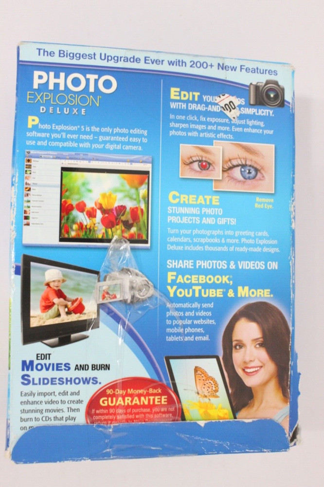 Photo Explosion Deluxe Version 5 for PC Windows - Open Box