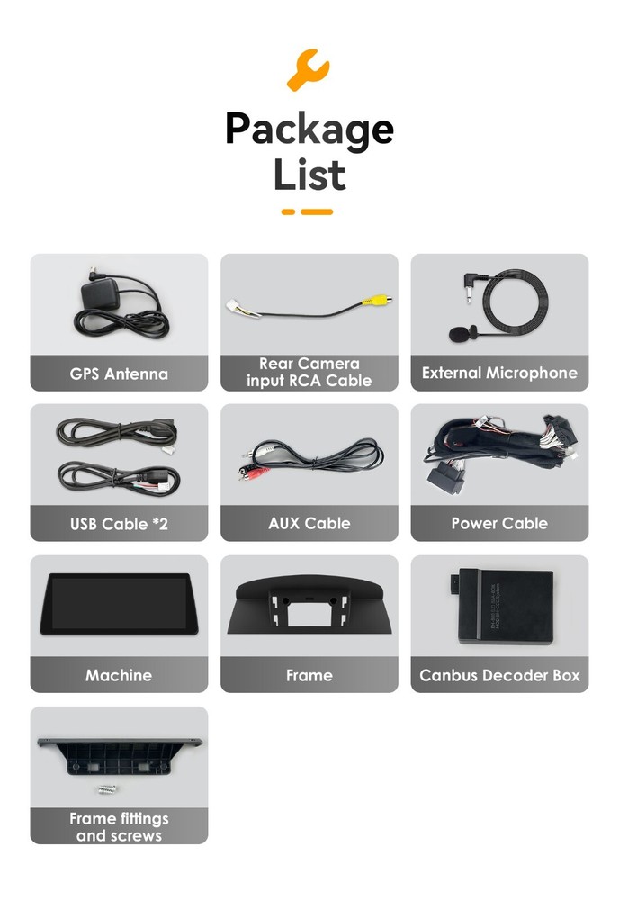 10.25" For BMW CCC 5 Series E60 E61 Wireless CarPlay Car Touch Screen Android 13