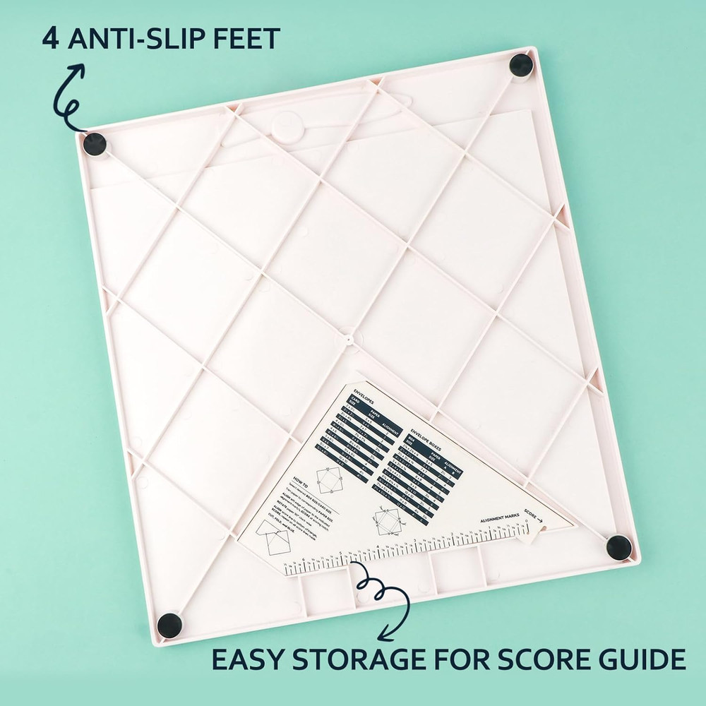 12X12" Scoring Board for Making Envelopes,Envelope Boxes&Gift Boxes–Large Multi-