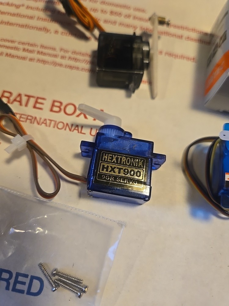 Hitec HS-55 Feather Micro Remote Control Airplane Servo, & Extras