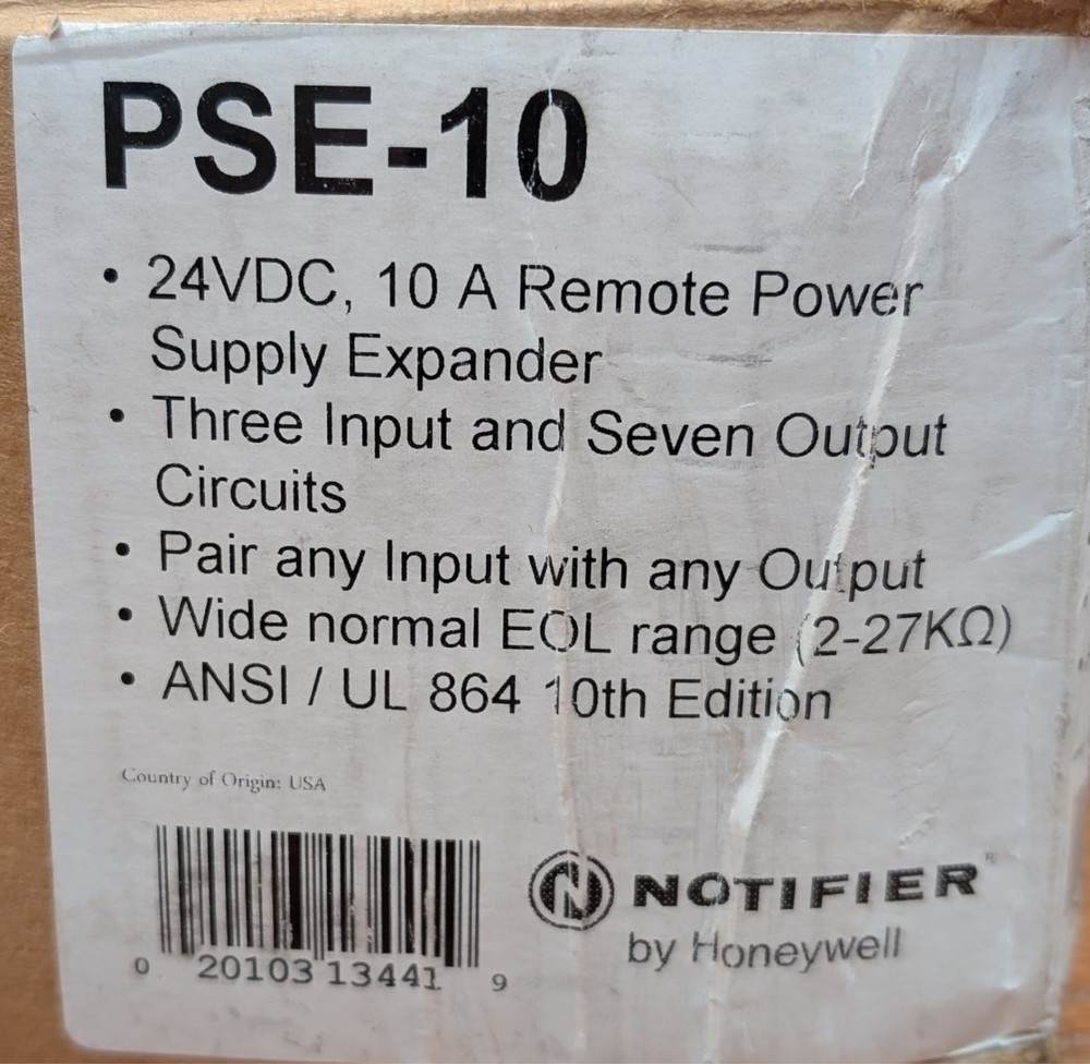 Honeywell Notifier PSE-10 MISSING HARDWARD - SAME DAY SHIPPING