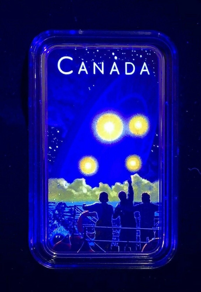2019 Canada Shag Harbour UFO Incident $20 Unexplained Phenomena Silver GITD Coin
