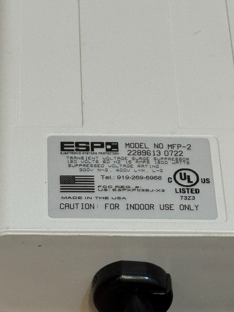 ESP MFP-1 Compact Comprehensive Surge Protector 120V 15A