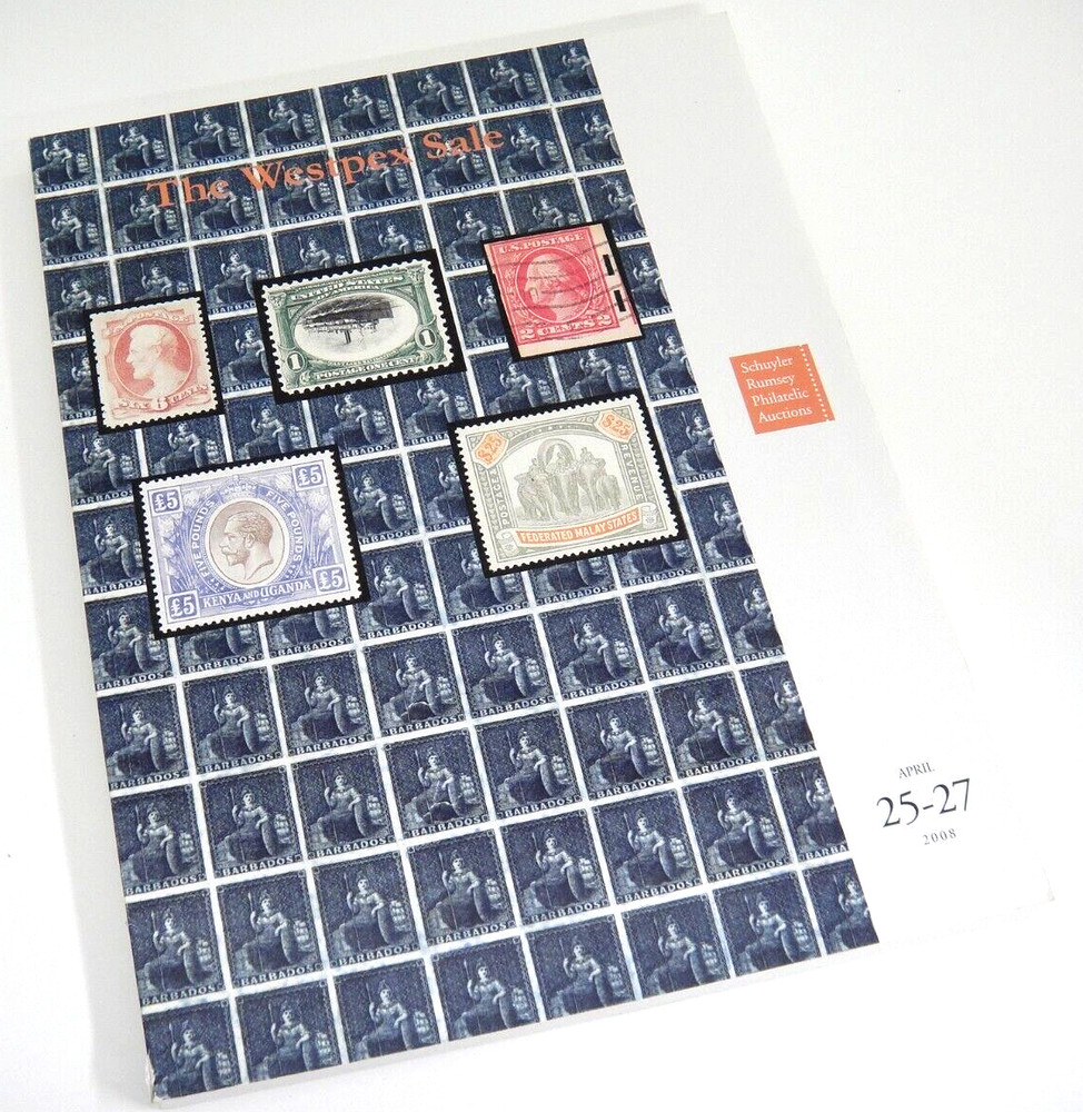 Schuyler Rumsey Stamp Auction Catalog 2008 Covers Postal History by State BOB