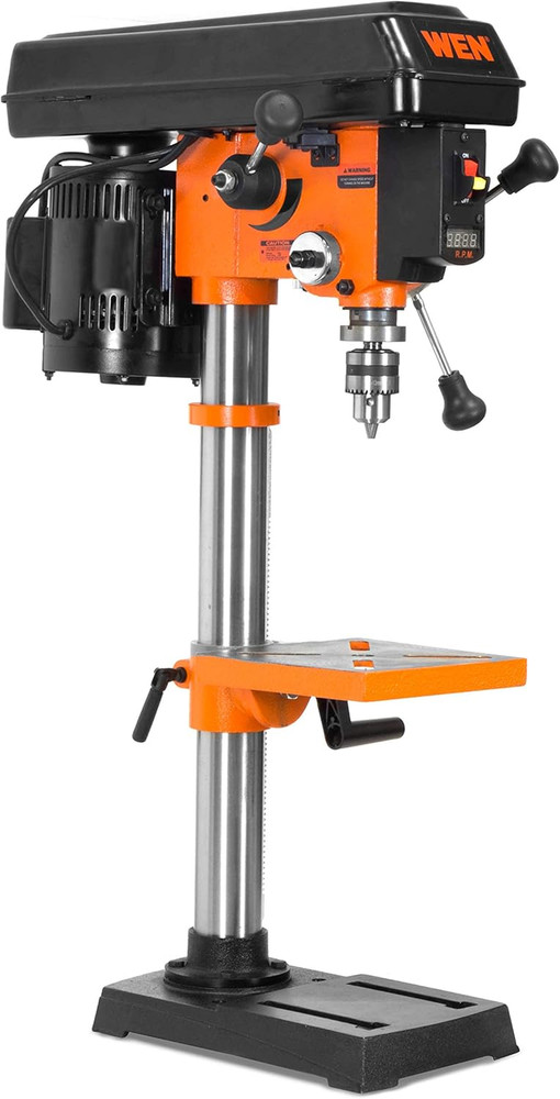 10-Inch Benchtop Drill Press, 6.2-Amp Variable Speed Motor with Cast Iron Constr