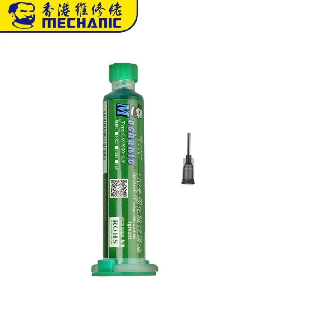 MECHANIC Green UV Solder Mask | PCB BGA Repair Insulating Ink