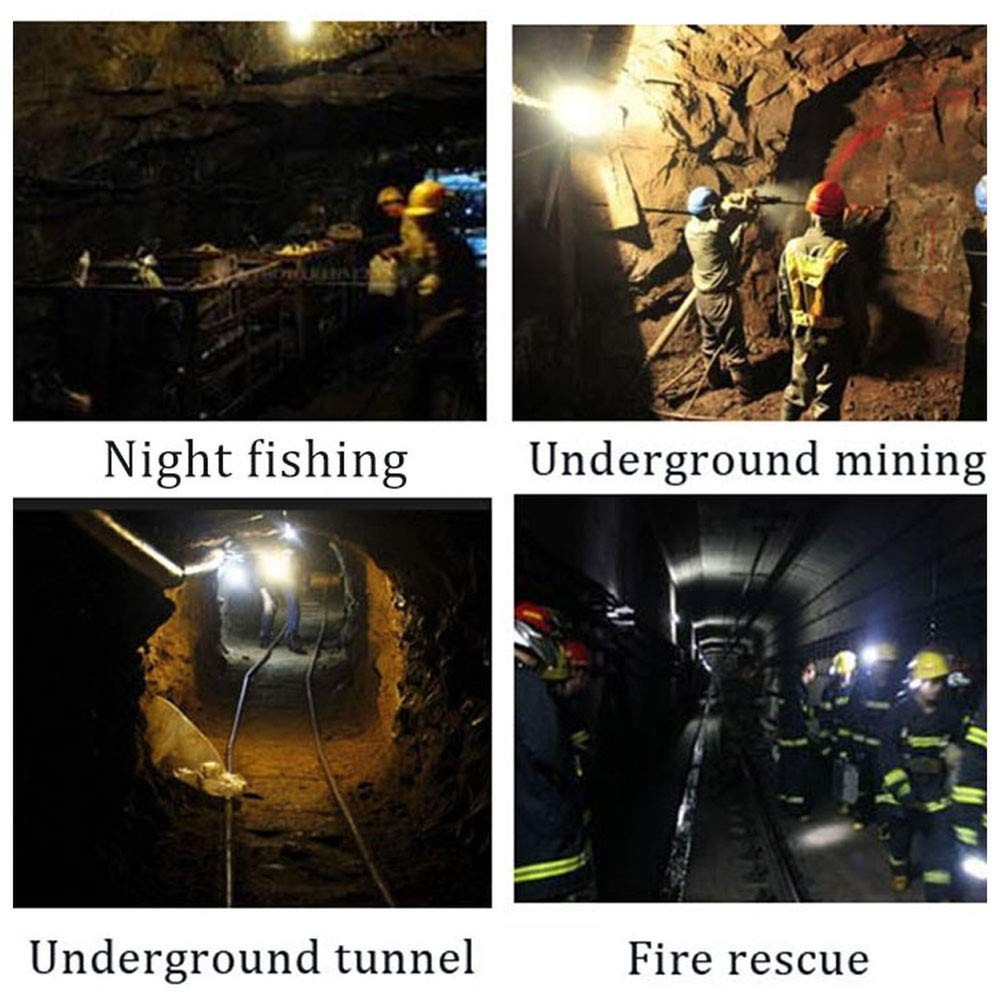 Safety Mining Light Headlamp Explosion Proof Coal Miner Headlight Mining Ligh...