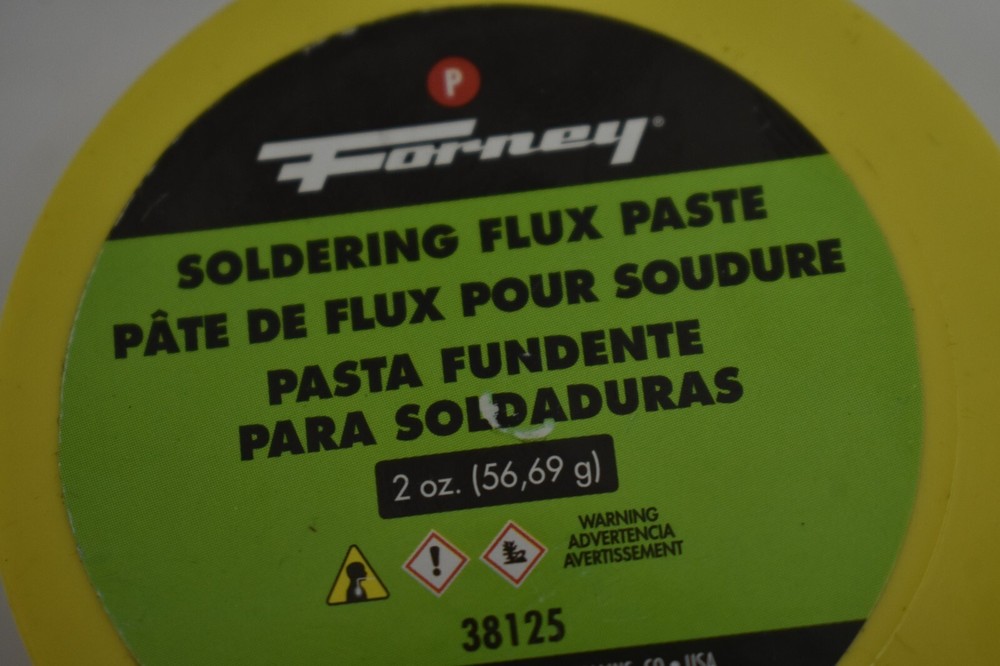 Forney Soldering Flux Paste 2 oz Container Ruby Fluid Genuine OEM 38125