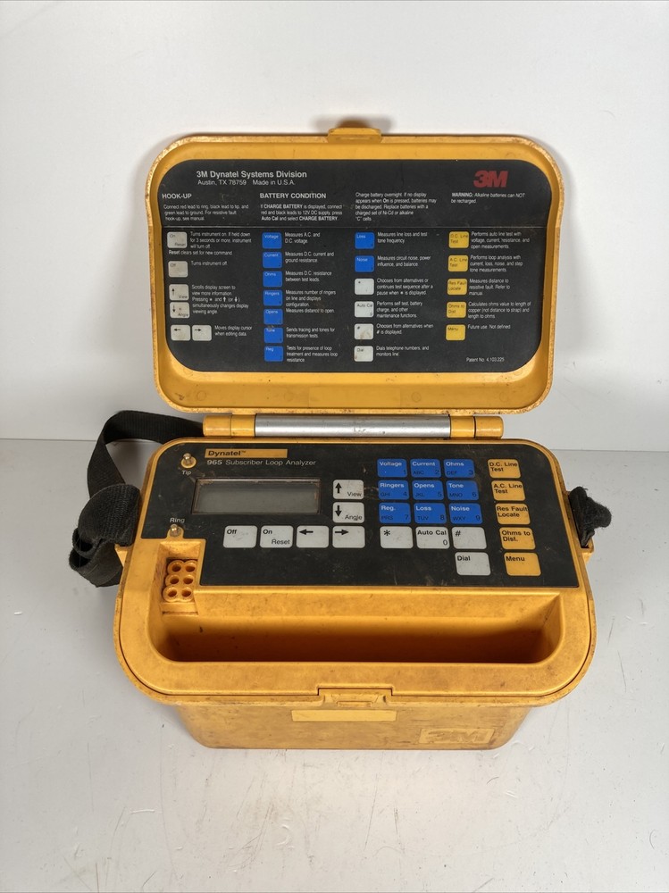 Dynatel 3M 965 Subscriber Loop Analyzer Test Set