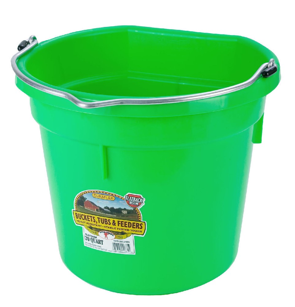 Little Giant 20 Quart Flat Back Bucket