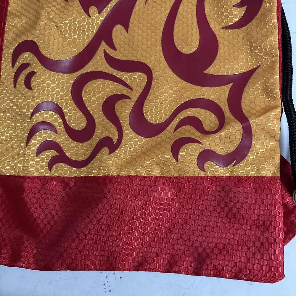 Universal Studios Harry Potter Mascot Gryffindor Drawstring Backpack Bag NWT