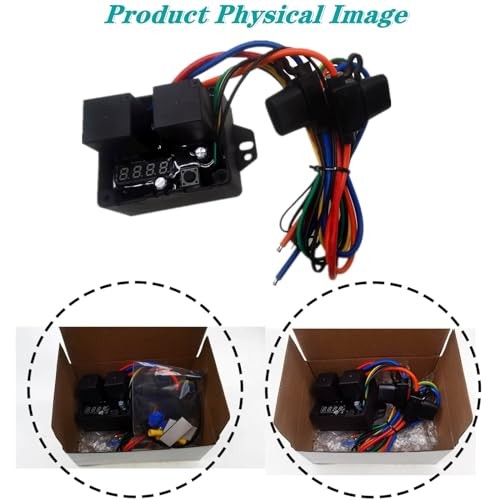 Digital Radiator Fans Controller Switch Kit，12V and 24V, Adjustable