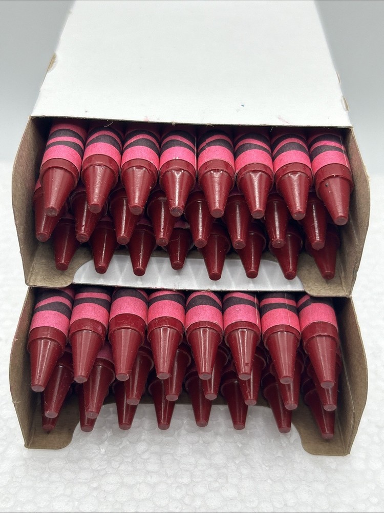 (48) Crayola Crayons (cerise) BULK