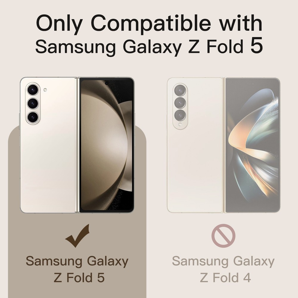 JETech Front Screen Protector for Samsung Galaxy Z Fold 5, 3-Pack