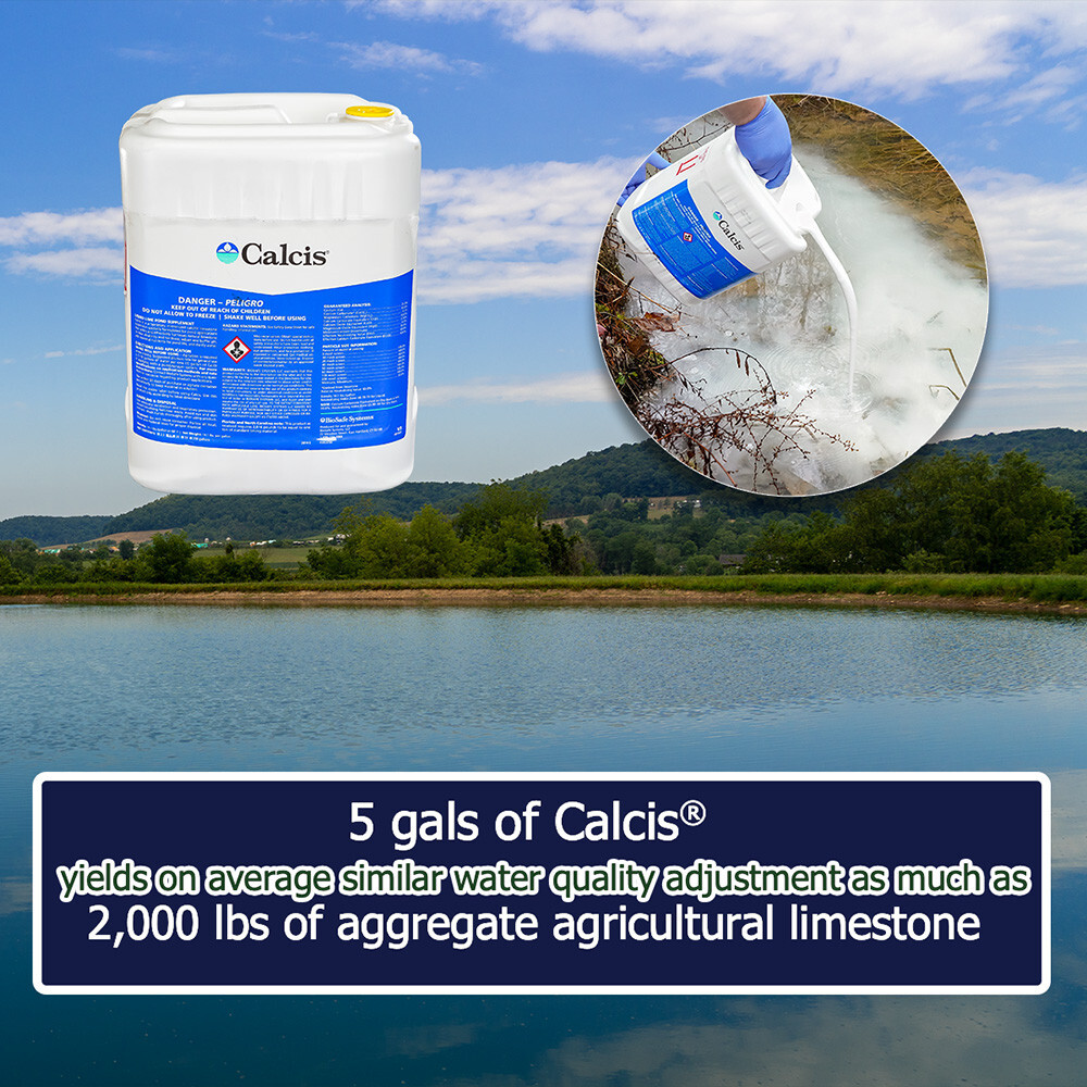 Calcis Pond Lime 2.5 gal