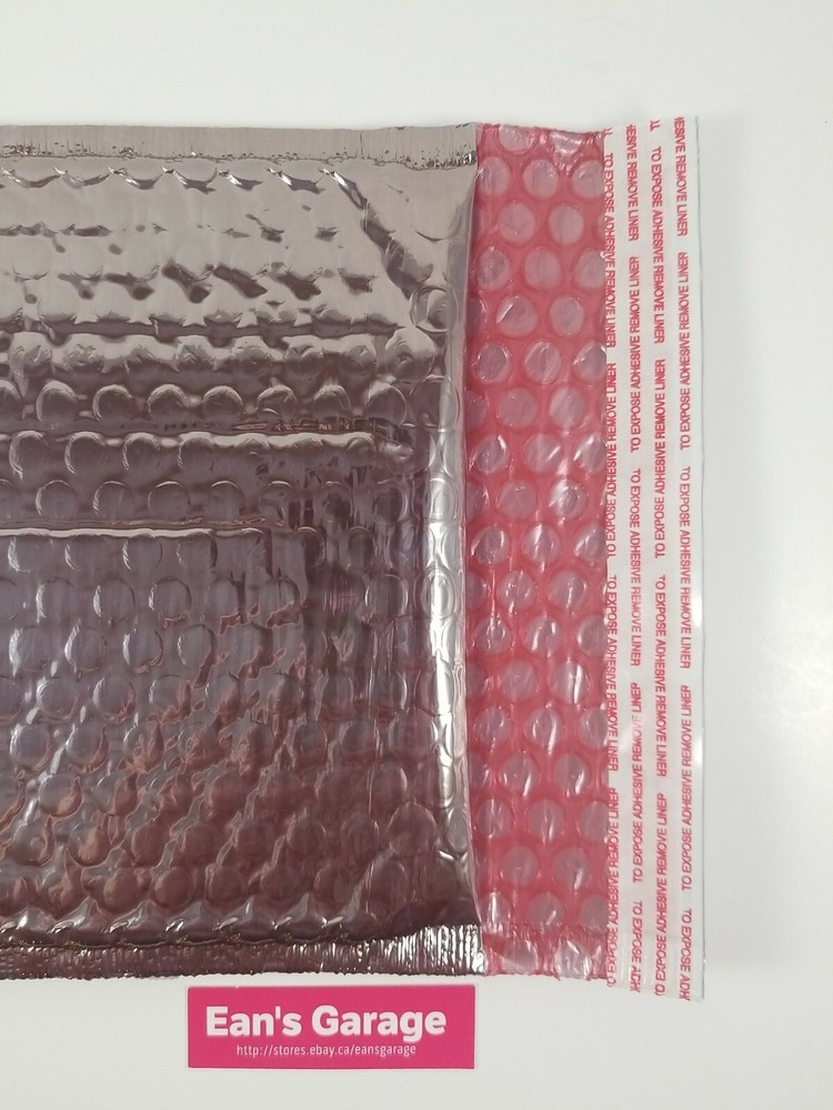 Static Shielding Bubble Mailer Bags for electronics 6" x 8" self seal 2 pack