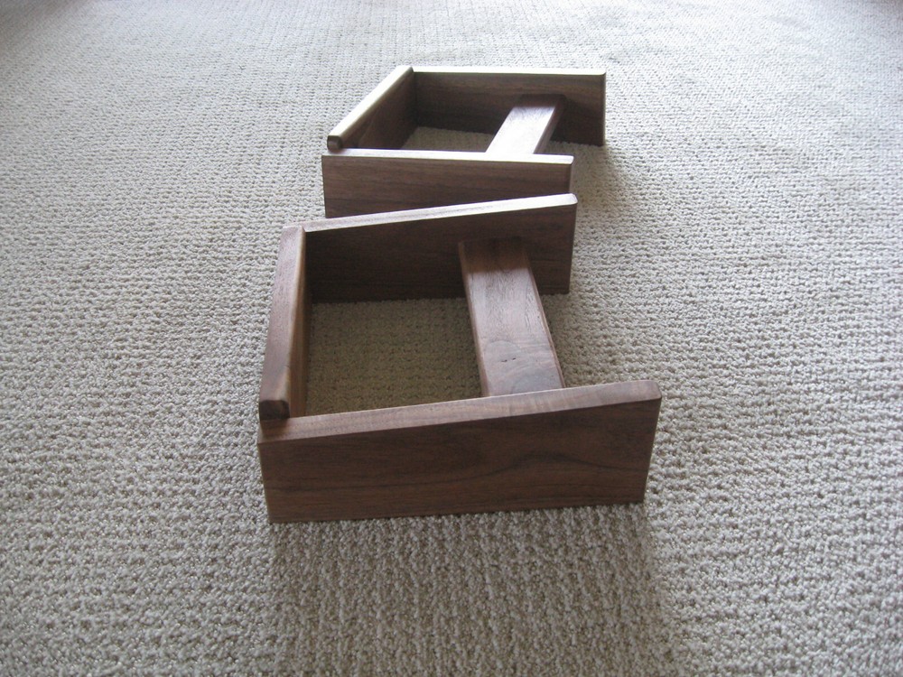 Solid Walnut Speaker Stands for Advent Large Speakers