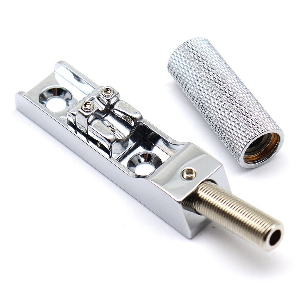 6 String Single String Bass Bridge Headless Individual Bridges and Nuts Silver