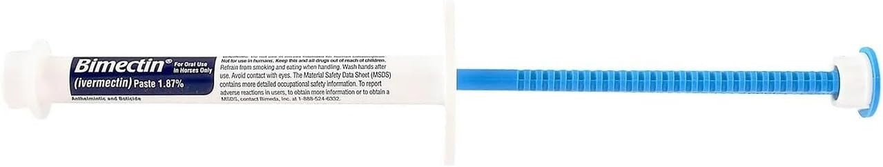 6 pack Paste Horse Dewormer Apple Flavor (6 DOSES) NIB