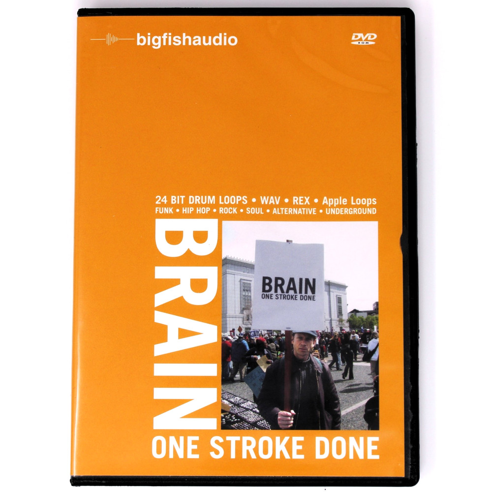 Big Fish Audio Brain One Stroke Done Sample/Sound Library/Sampling CD Wav Rex