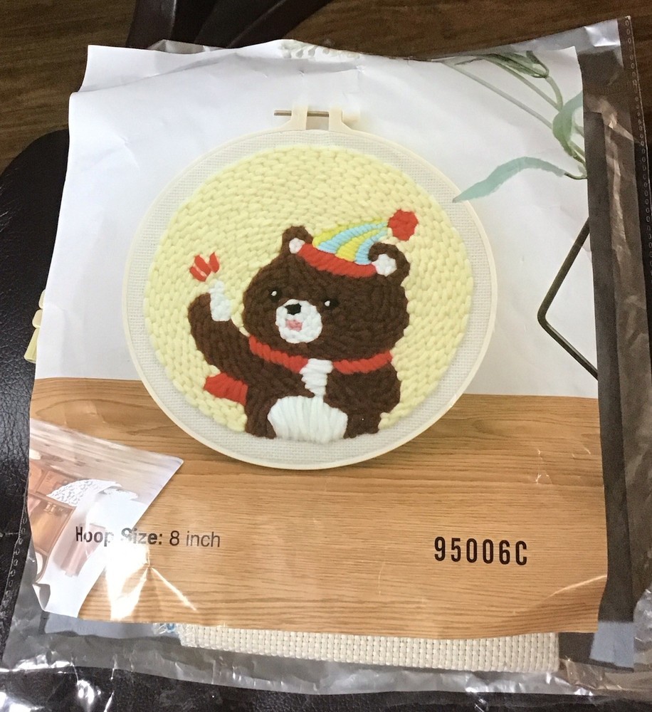 punch needle embroidery kit