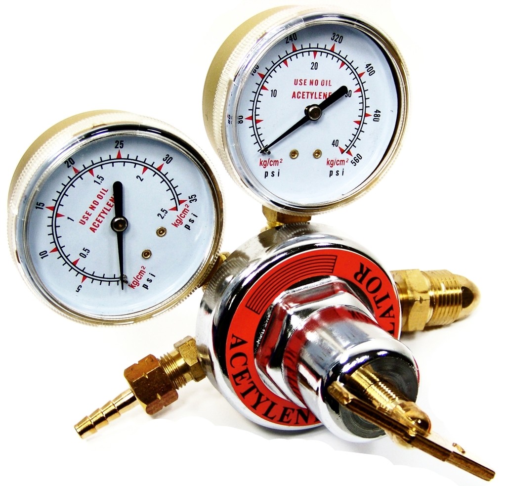 Acetylene Gas Welding Regulator Pressure Gauge Victor Type CGA200 Solid Brass