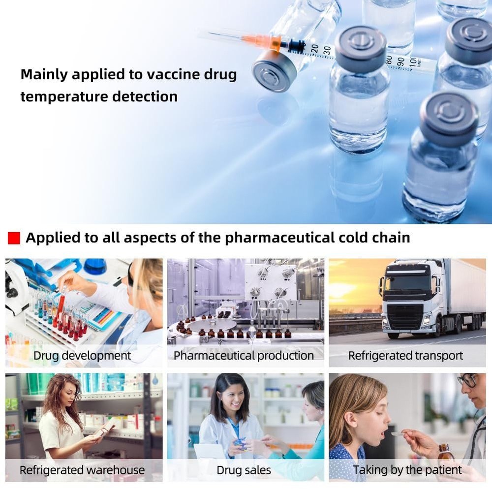 RC5 Mini USB Temperature Data Logger, Temp Recorder Internal Sensor PDF&CSVBer...