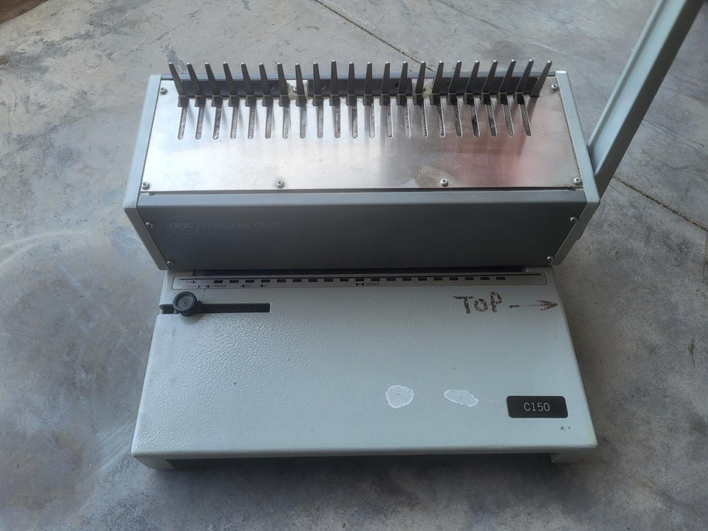 Combind C150 Binding Machine with Bindings and Accessories