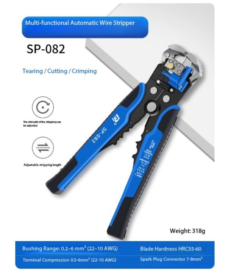 Fully Automatic Wire Stripper Multi-Functional Electrician's Wire Stripper