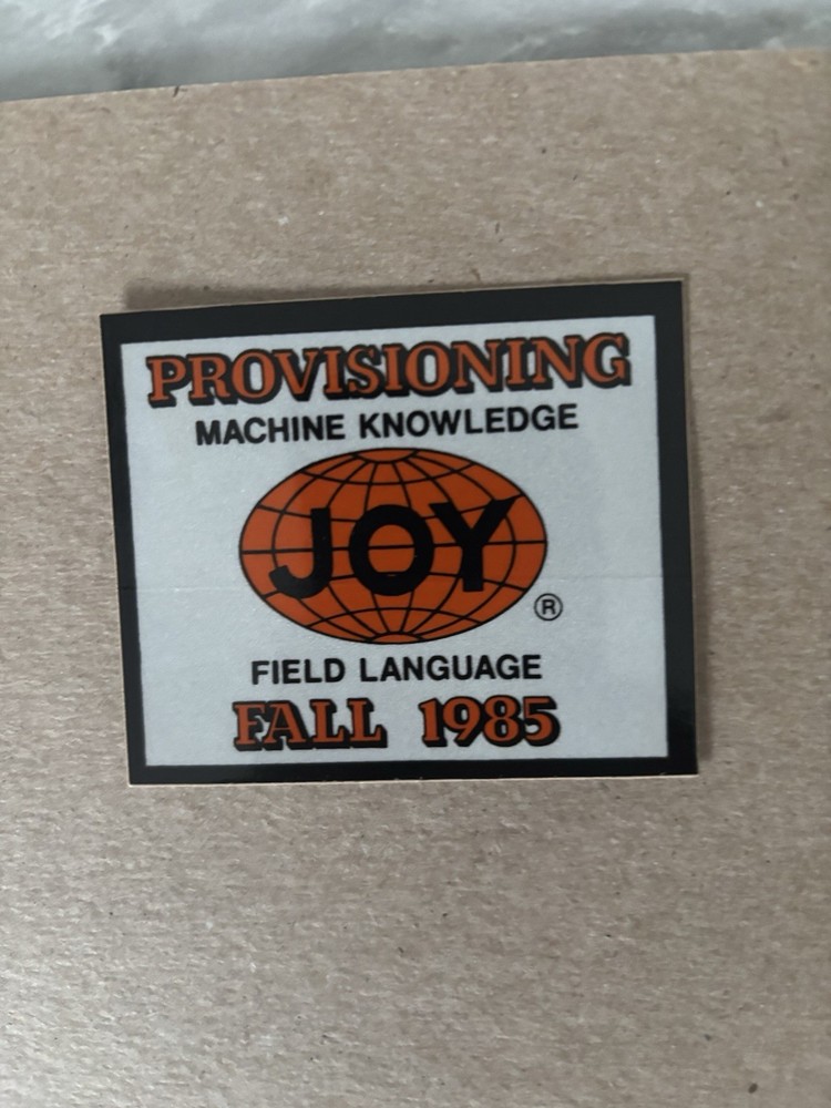 Joy Mining Stickers 2026 Bk