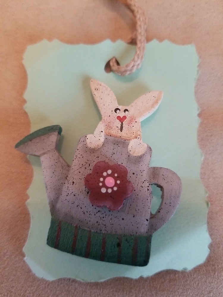 Bunny Rabbit Pin Flower Pot