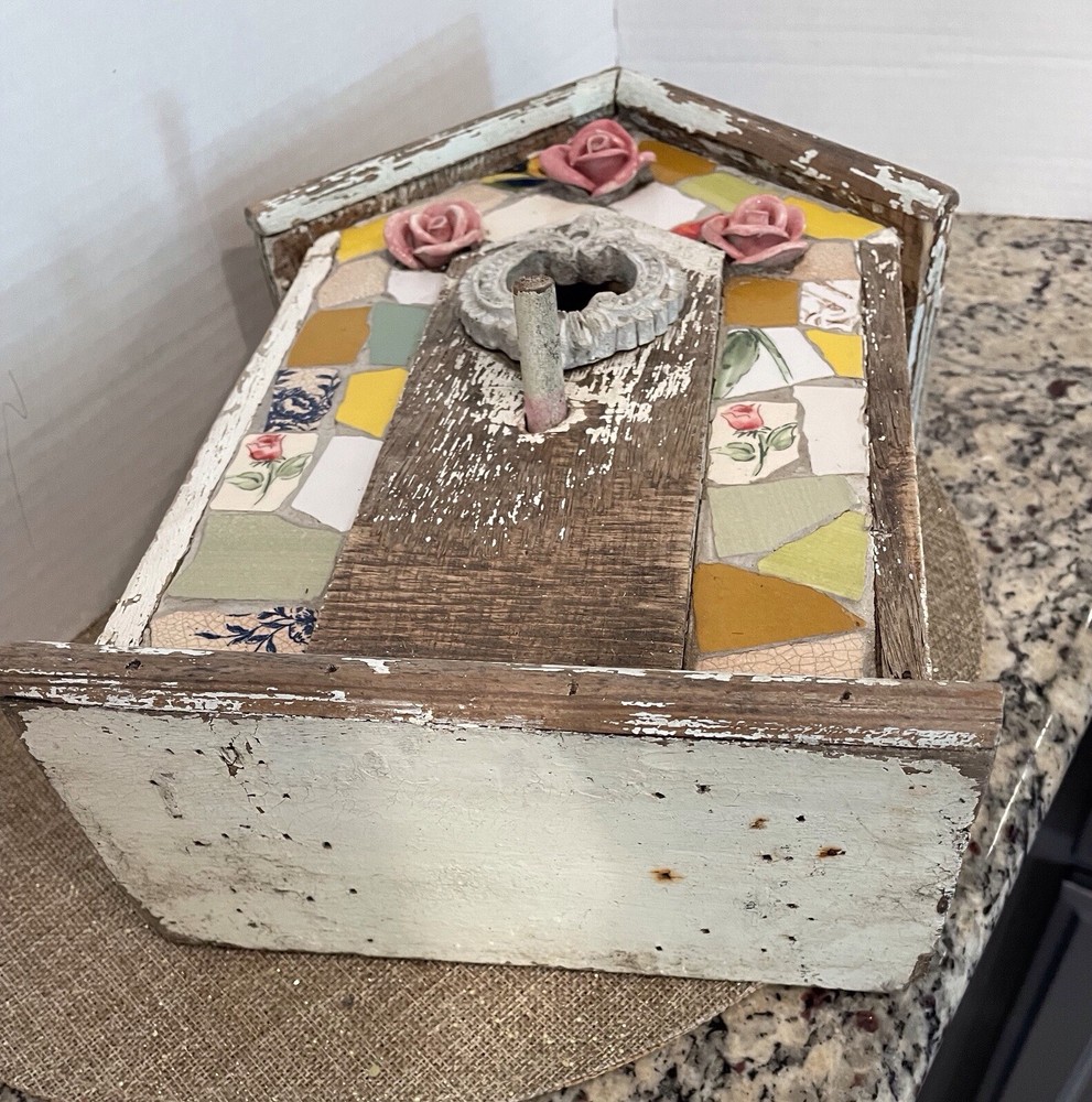 Mosaic Rustic Birdhouse (s-14)