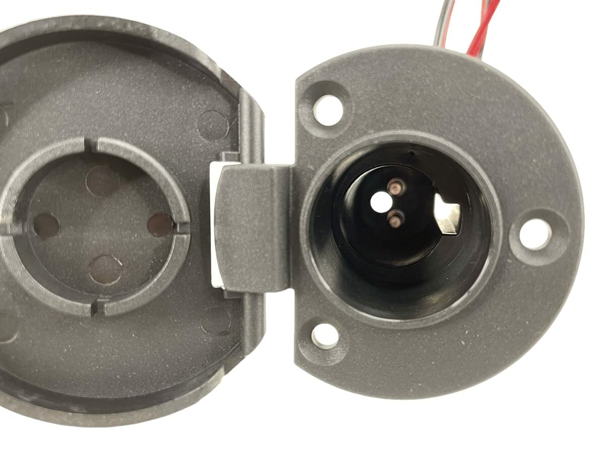 Pactrade Marine Boat 2-Prong Nylon Navigation Stern Light Pole Base Black Cover