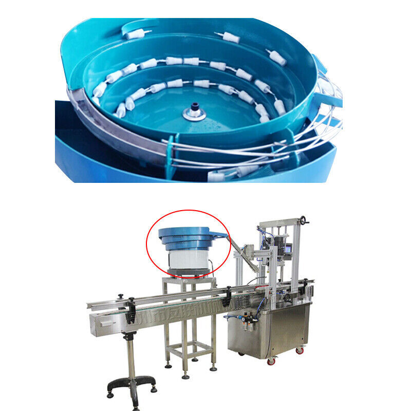 Caps Feeder Cap Sorting Conveyor For Automatic Bottle Capping Screw Lock Machine