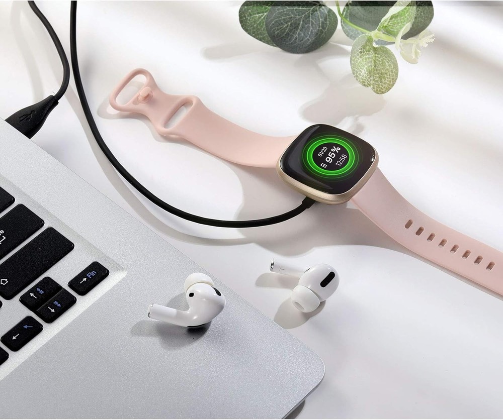 Compatible USB Charging Cables for Fitbit Sense & Versa 4