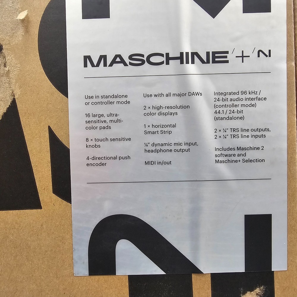 Native Instruments Maschine Plus HW Standalone + Original Box & 64GB Micro SD