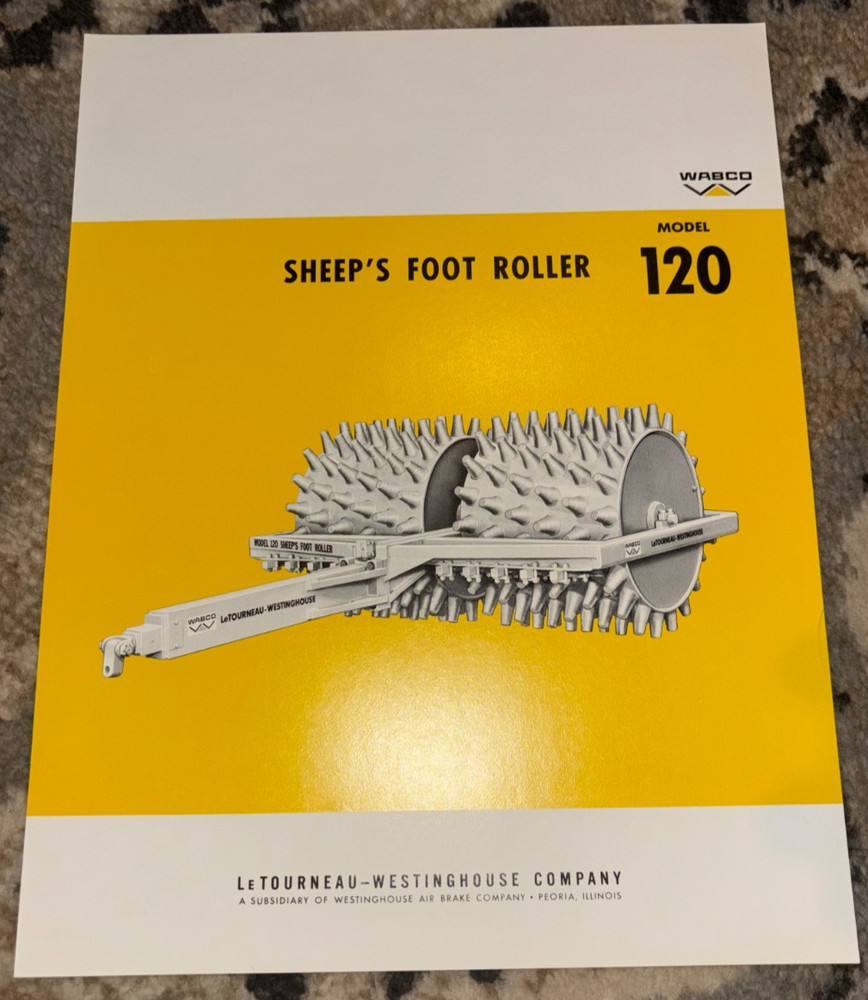 WABCO 120 Sheep's Foot Roller Brochure AMIL25