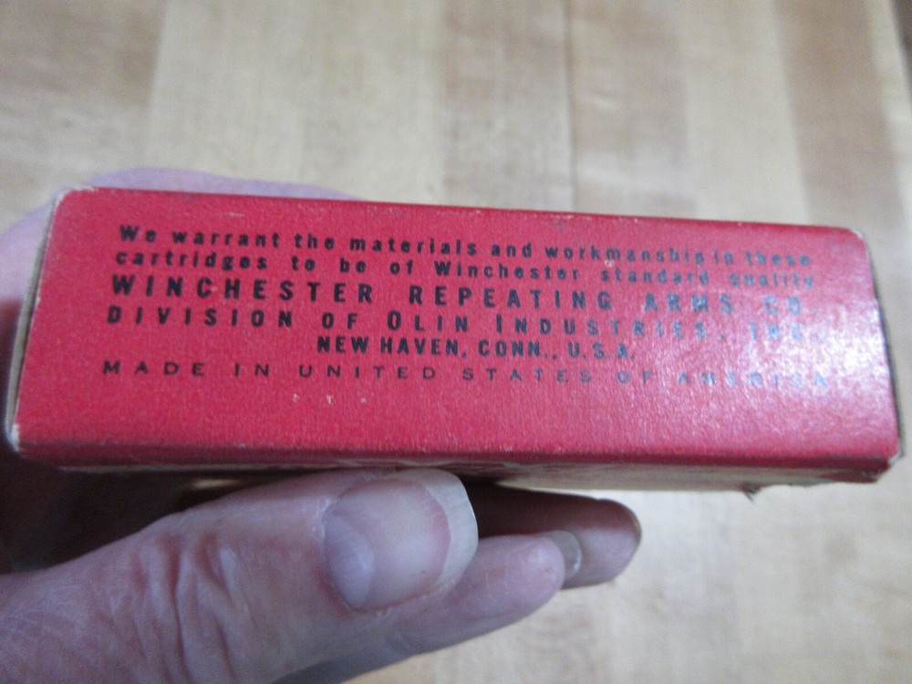 Empty Ammo Box Winchester 32 automatic with insert (w17) # 104