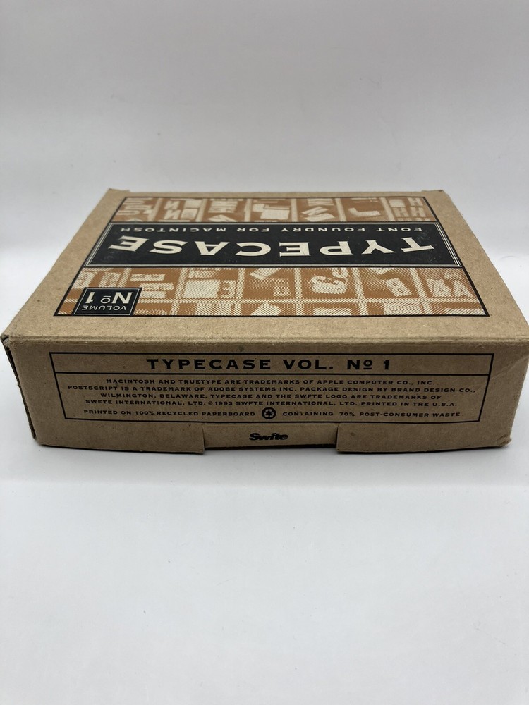 Typecase Font Foundry for Macintosh 130 Truetype & Postscript fonts install