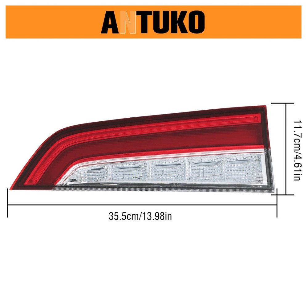 Passenger Side Inner Tail Light Assembly for Pilot 2019-2022
