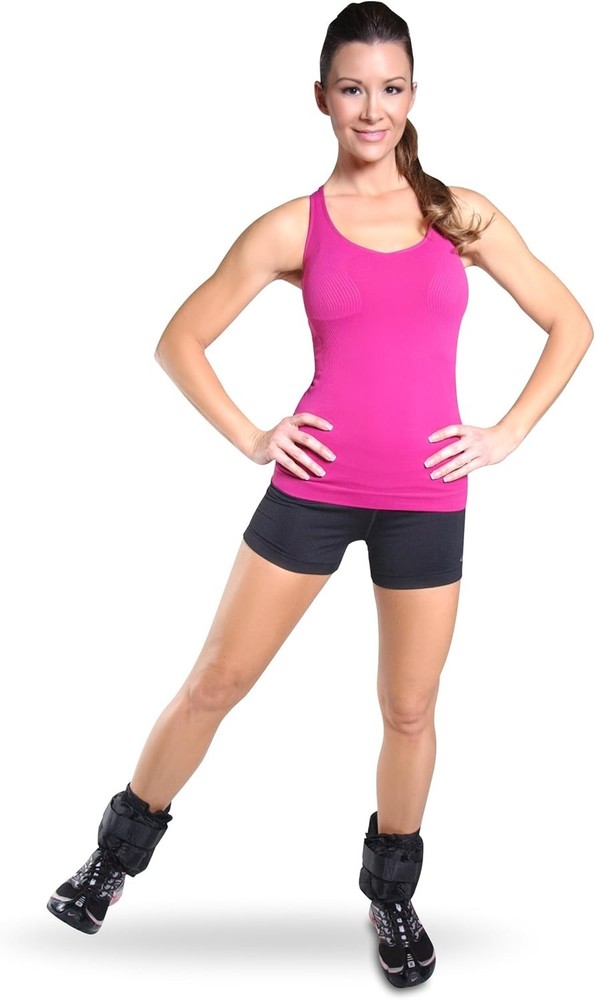 Adjustable Ankle Weights |10-20lb Pair | Black