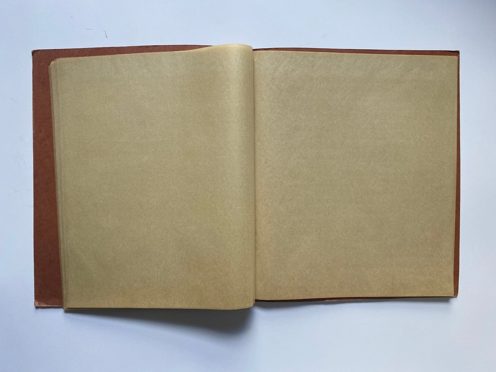 VINTAGE MINT SHEET FILE - CAPACITY 24 PAGES WITH SINGLE POCKETS 11.25" x 9.75"