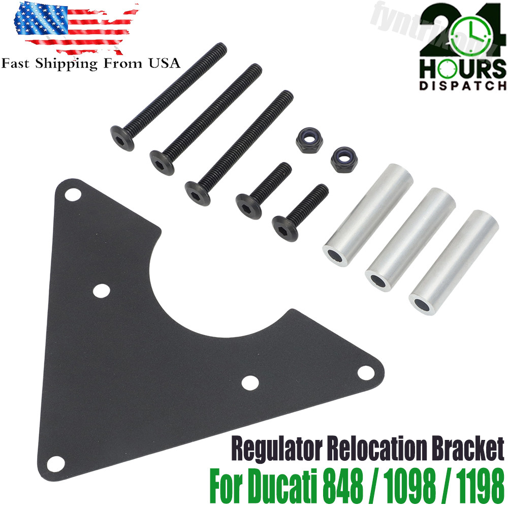 For Ducati 848 1098 1198 Voltage Rectifier / Regulator Relocation Bracket Which