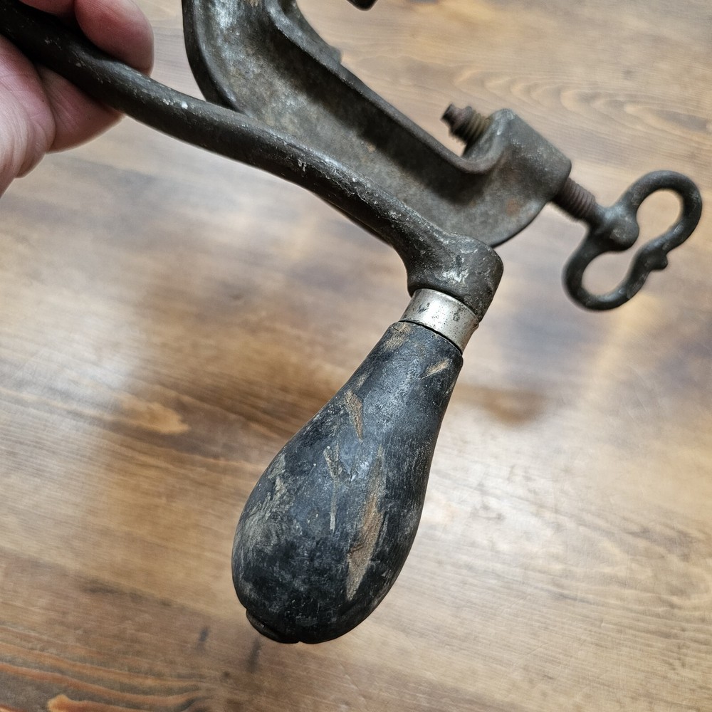 Vintage Dixie Meat Grinder Counter Mounted 5D
